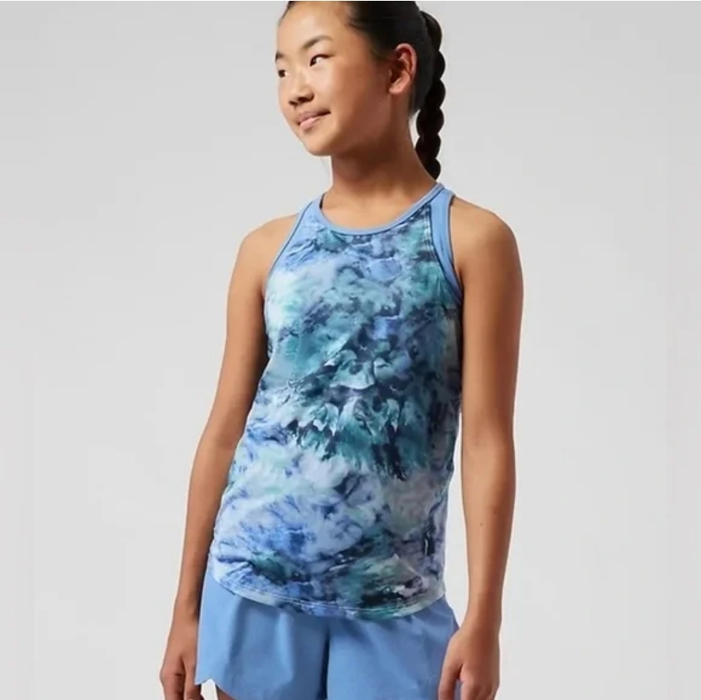 Athleta girl double tank top size L / 12